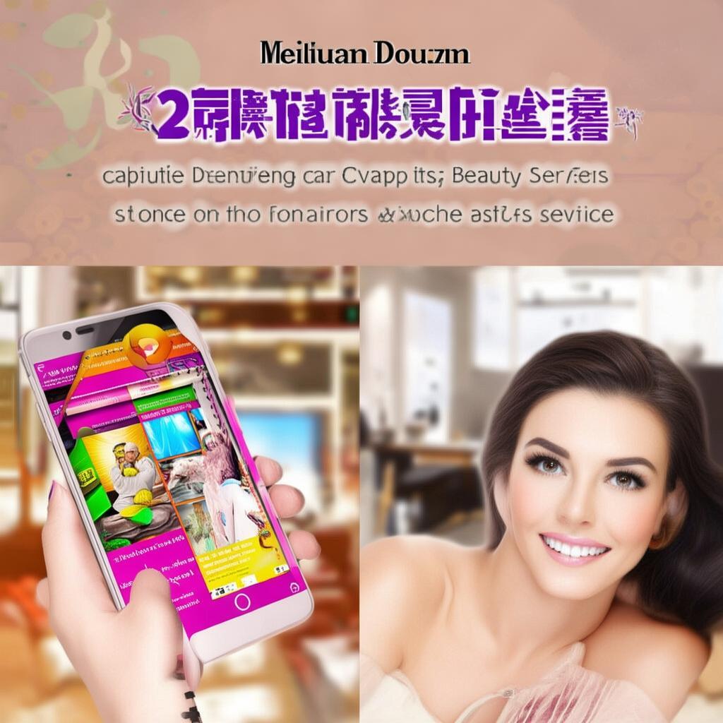 美团抖音团购宣传图设计美业